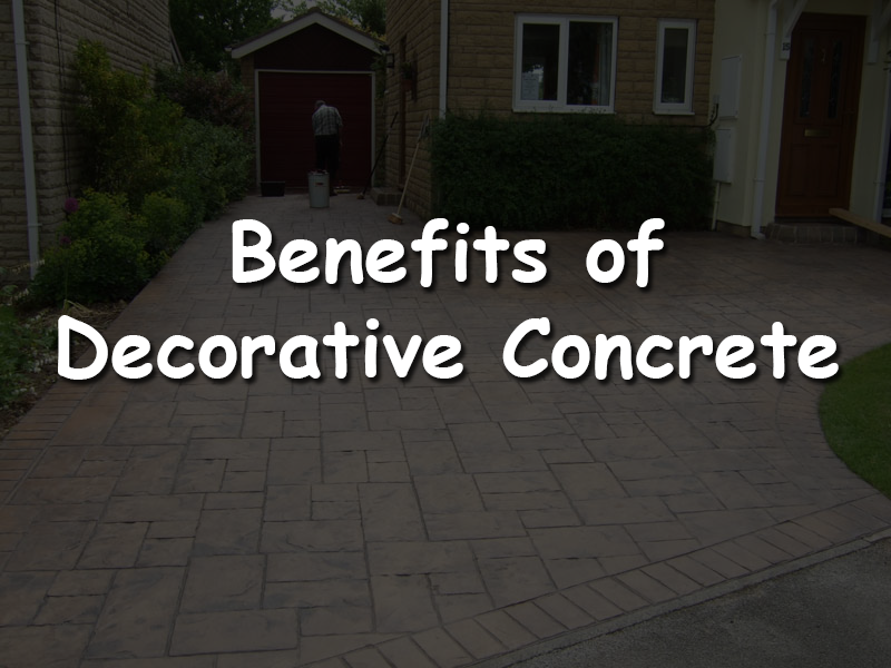 Benefits of Decorative Concrete - The Wizard of SOD & More